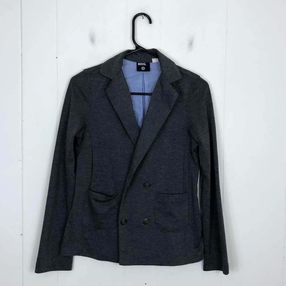 BDG Grey Fitted Blazer Sz S